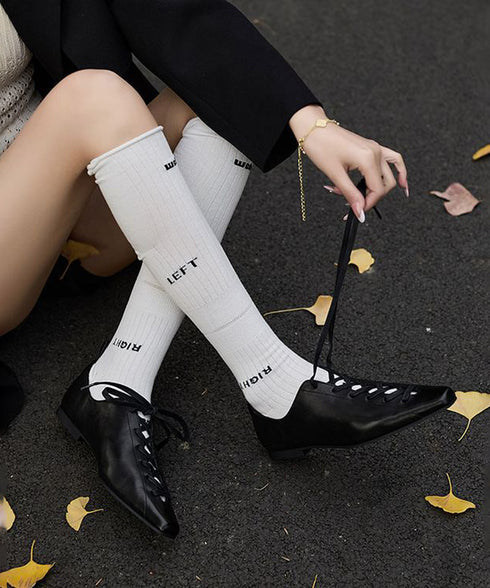 Lace Up Flats
